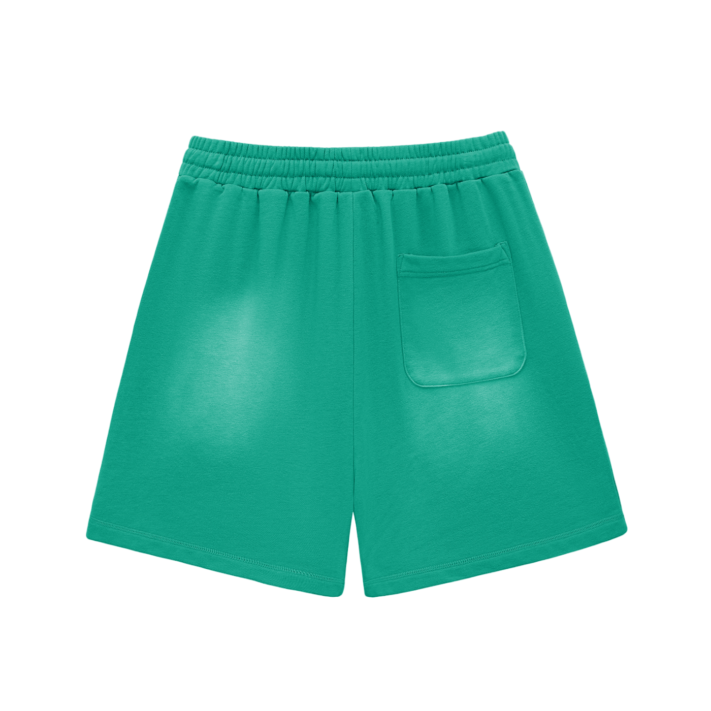 Grape Camoflogic Star Sun Fade Raw Edge Cotton Shorts