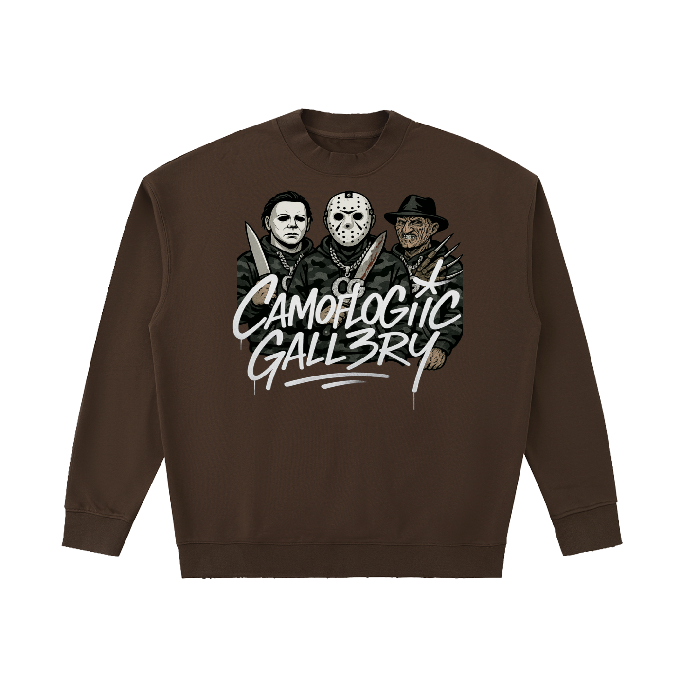 Camoflogic Halloween Team Drop Shoulder Crewneck Sweatshirt