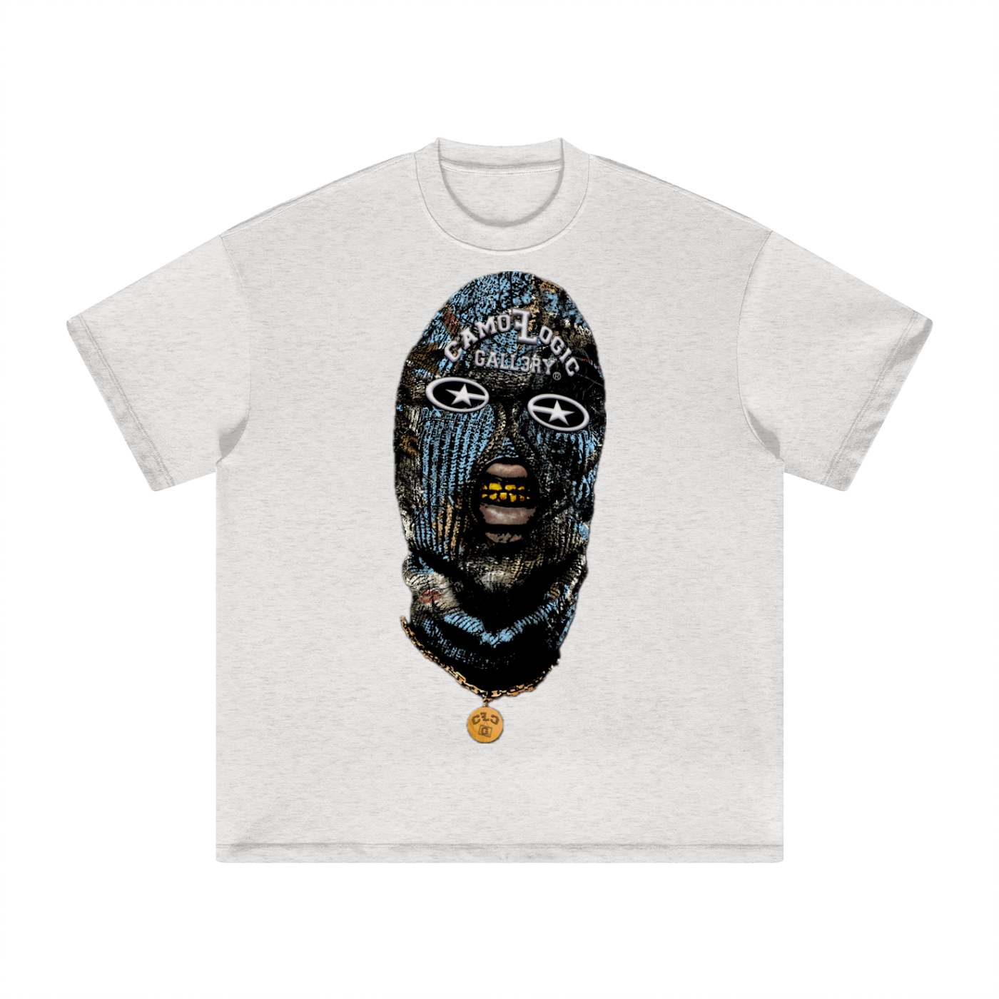 LB Camoflogic Star Heavyweight Earth Tone FOG T-Shirt - 305GSM