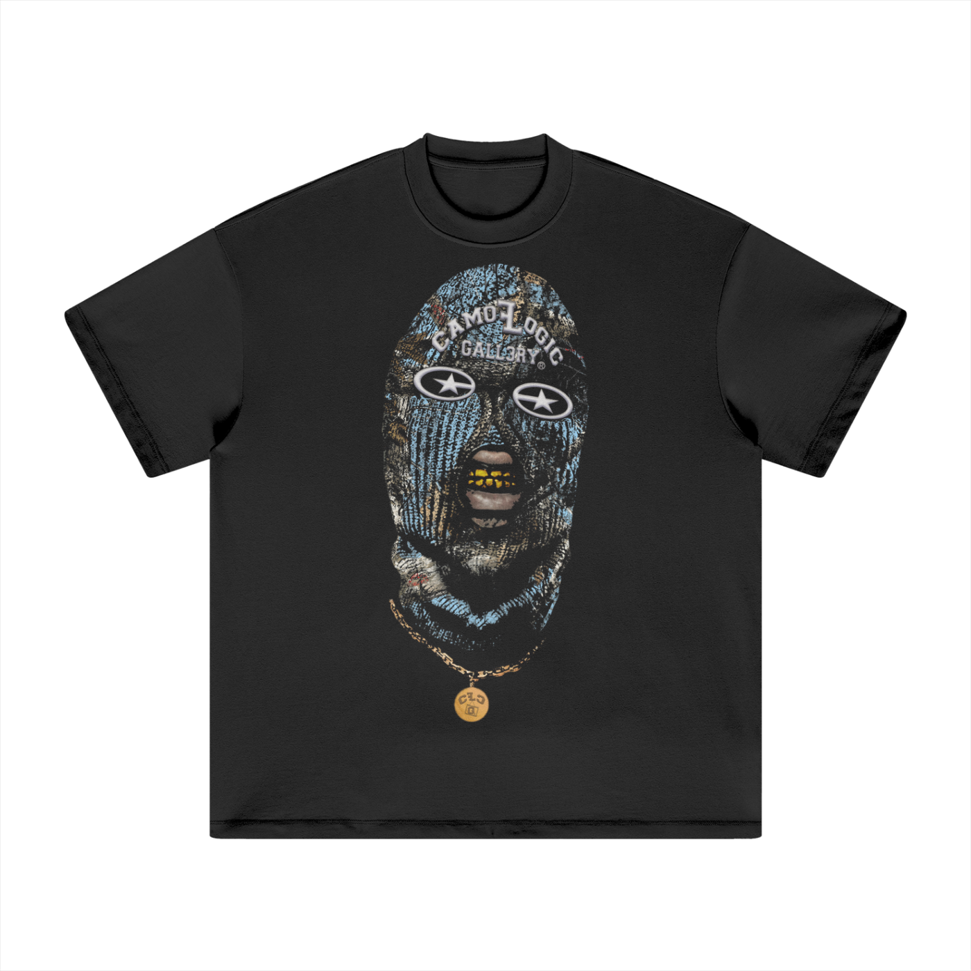 LB Camoflogic Star Heavyweight Earth Tone FOG T-Shirt - 305GSM