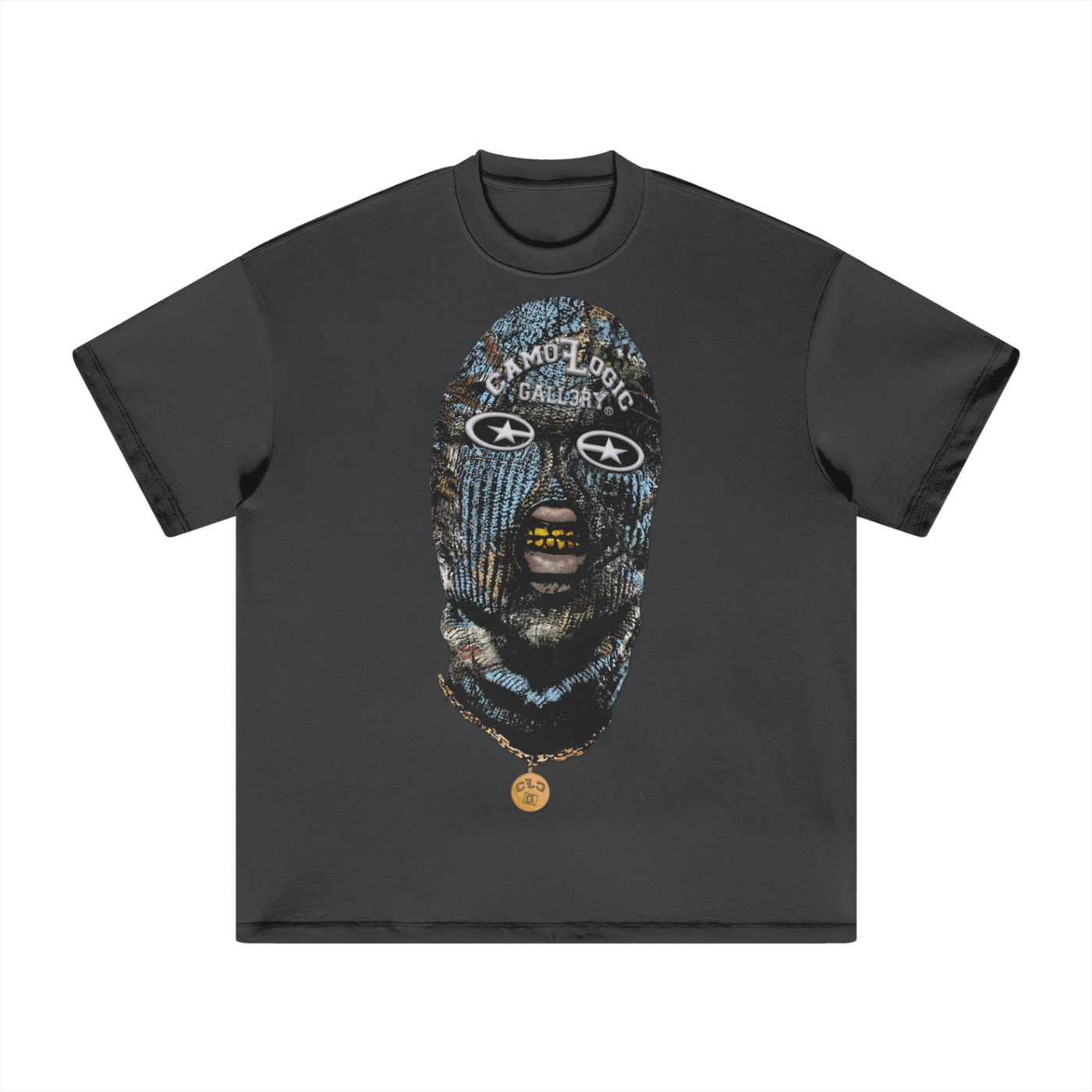 LB Camoflogic Star Heavyweight Earth Tone FOG T-Shirt - 305GSM