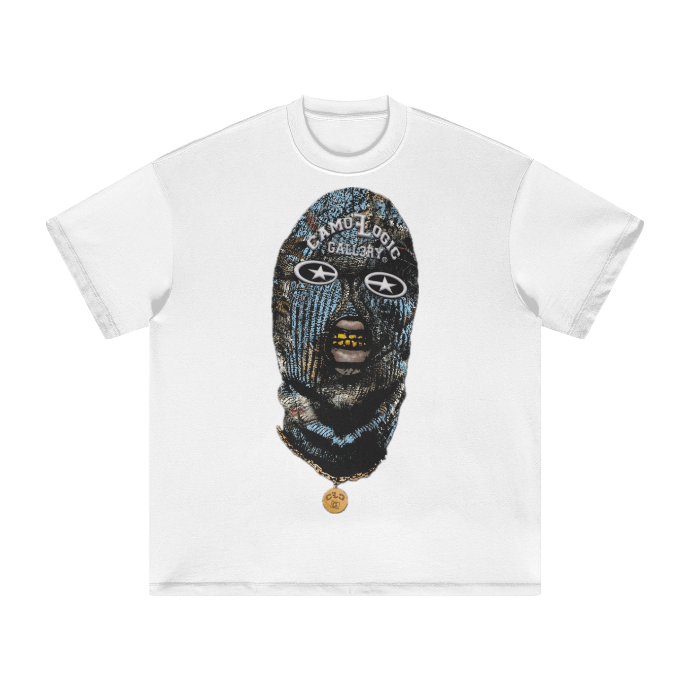 LB Camoflogic Star Heavyweight Earth Tone FOG T-Shirt - 305GSM