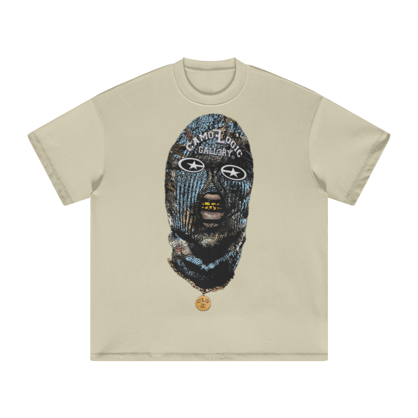 LB Camoflogic Star Heavyweight Earth Tone FOG T-Shirt - 305GSM