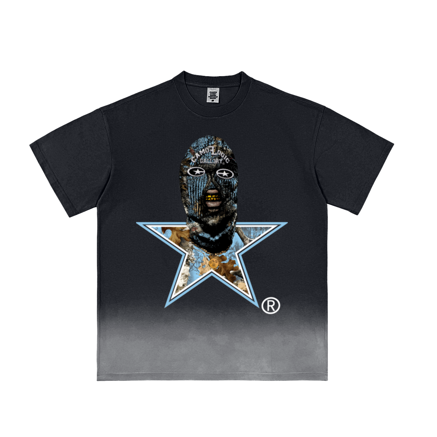 LB Camoflogic Star Sunfade Vintage Washed T-Shirt