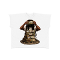 Raw Edge Boxy Non-Shrink T-Shirt