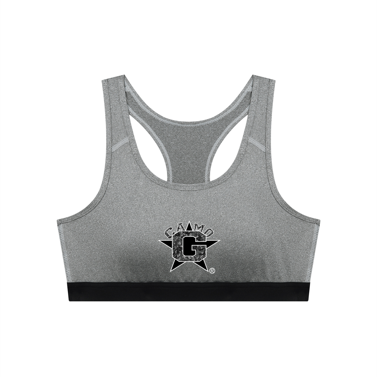 Camo G Women's Cropped Sports Bra