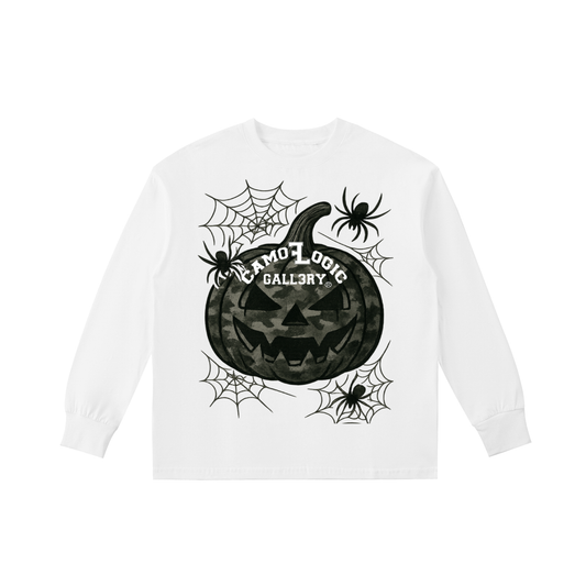 Camoflogic Gall3ry Halloween Kids' Quick-Dry Cotton Long-Sleeve Tee