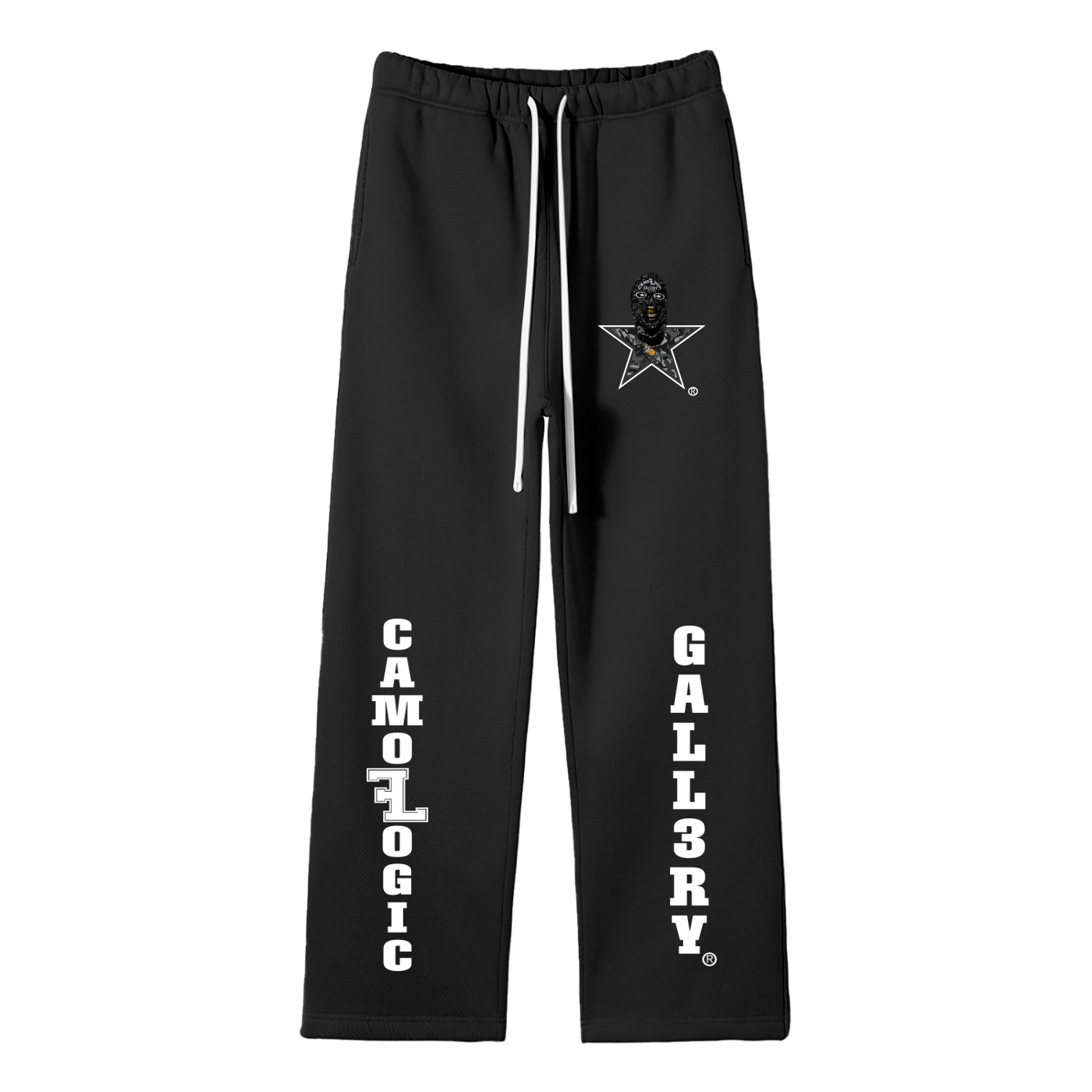 Camoflogic Gall3ry Unisex Solid Color Fleece Straight Leg Pants