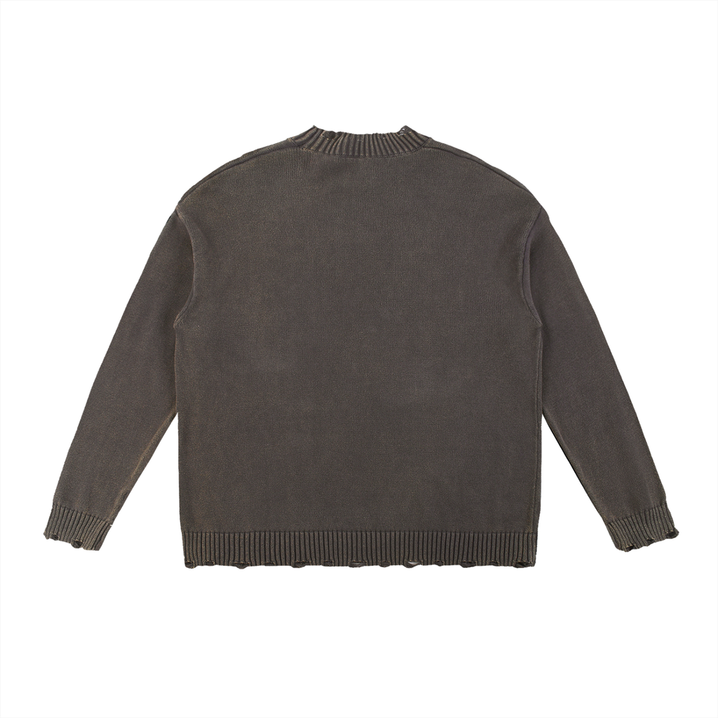 1 year anniversary Camoflogic baby Vintage Washed Hand-Frayed Sweater