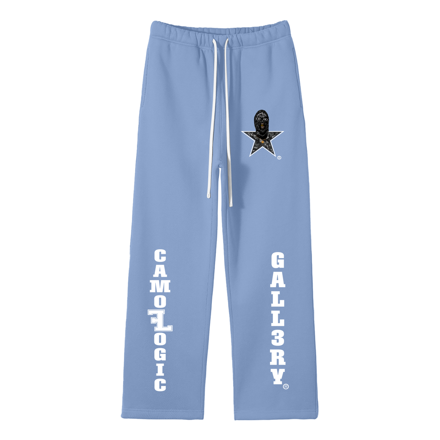 Camoflogic Gall3ry Unisex Solid Color Fleece Straight Leg Pants