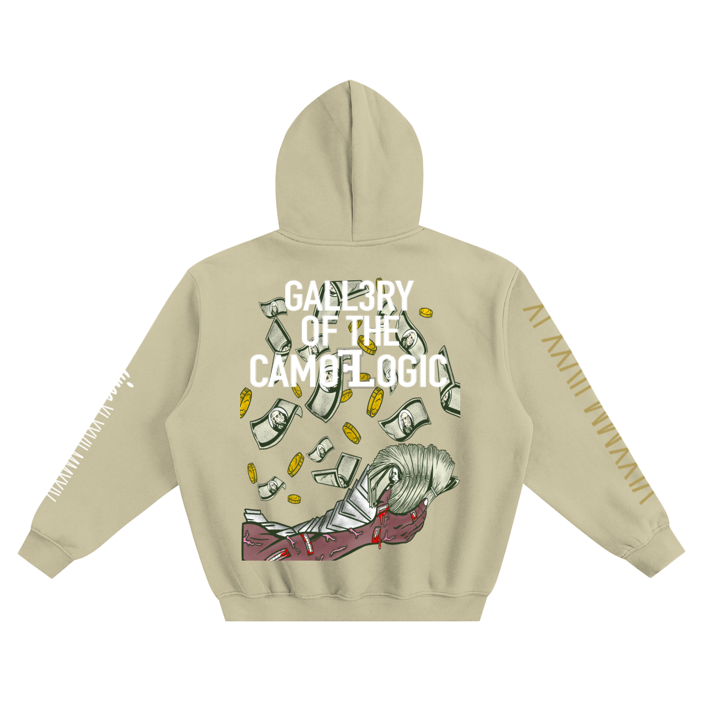 1 year CAMOFLOGIC Fleeced Boxy Hoodie