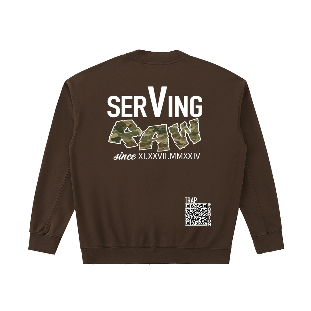 1year anniversary Camoflogic Gall3ryDrop Shoulder Crewneck Sweatshirt