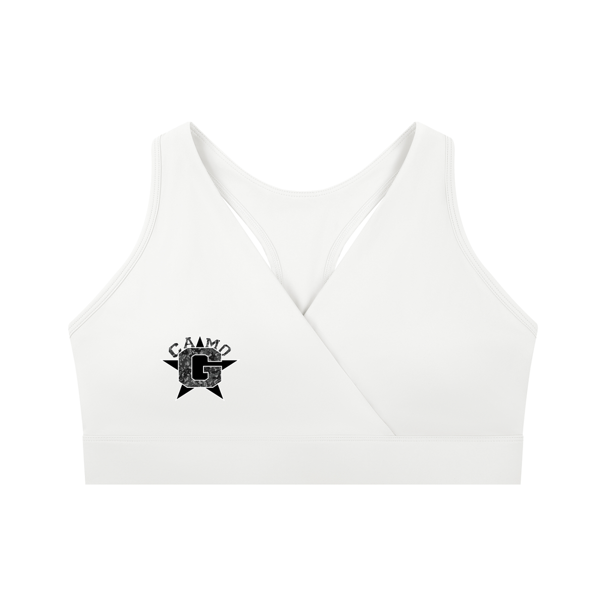Camo G Women's Crossover V-Neck Sports Bra