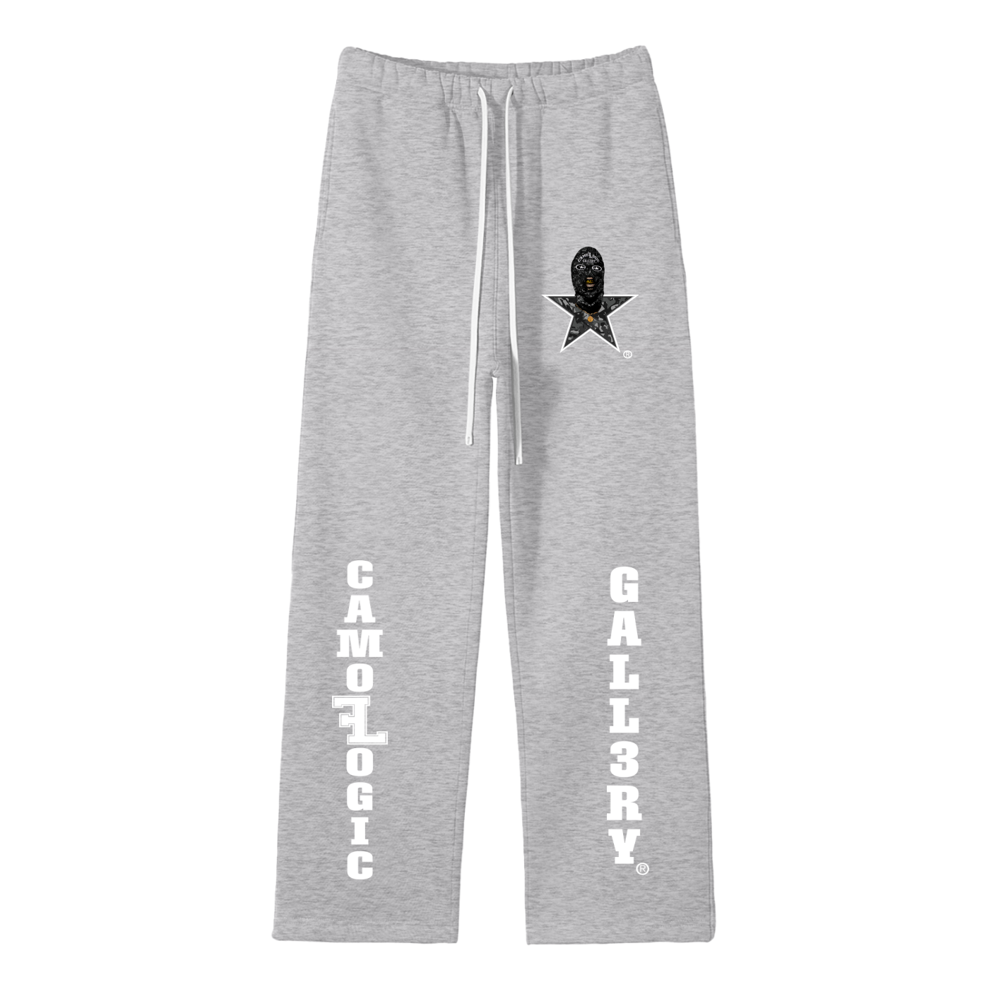 Camoflogic Gall3ry Unisex Solid Color Fleece Straight Leg Pants