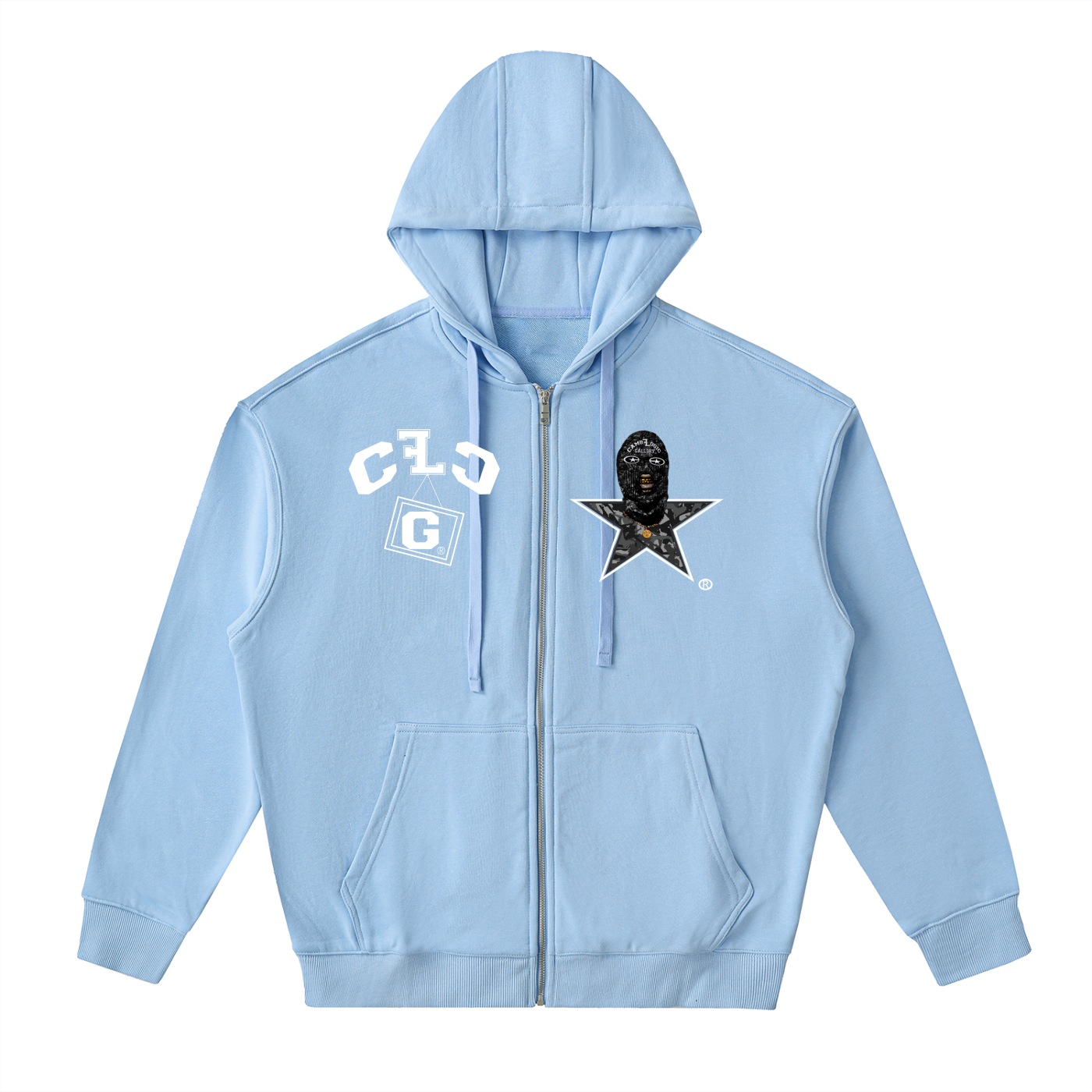 CG Star Playa Drop-Shoulder Zip Up Hoodie