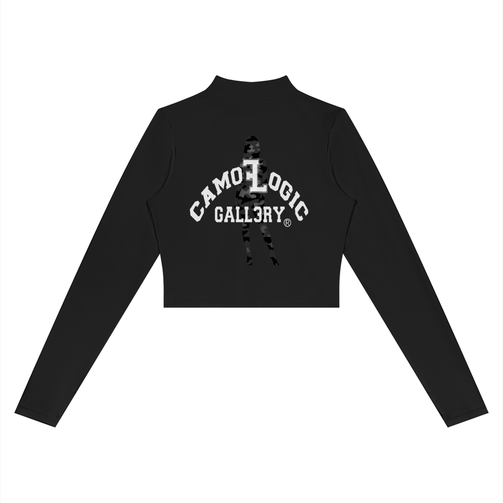Camo G Women’s Crop Yoga Sports Jacket