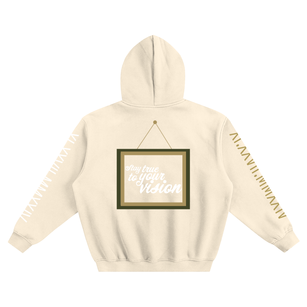 1 year anniversary CAMOFLOGIC baby Fleeced Boxy Hoodie