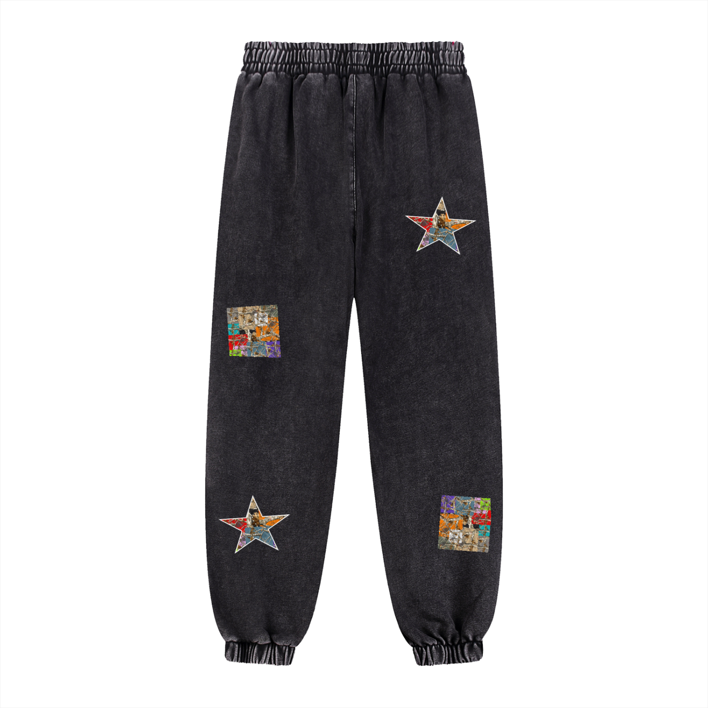 Multi Camoflogic Snow Wash Heavyweight Jogged Sweatpants