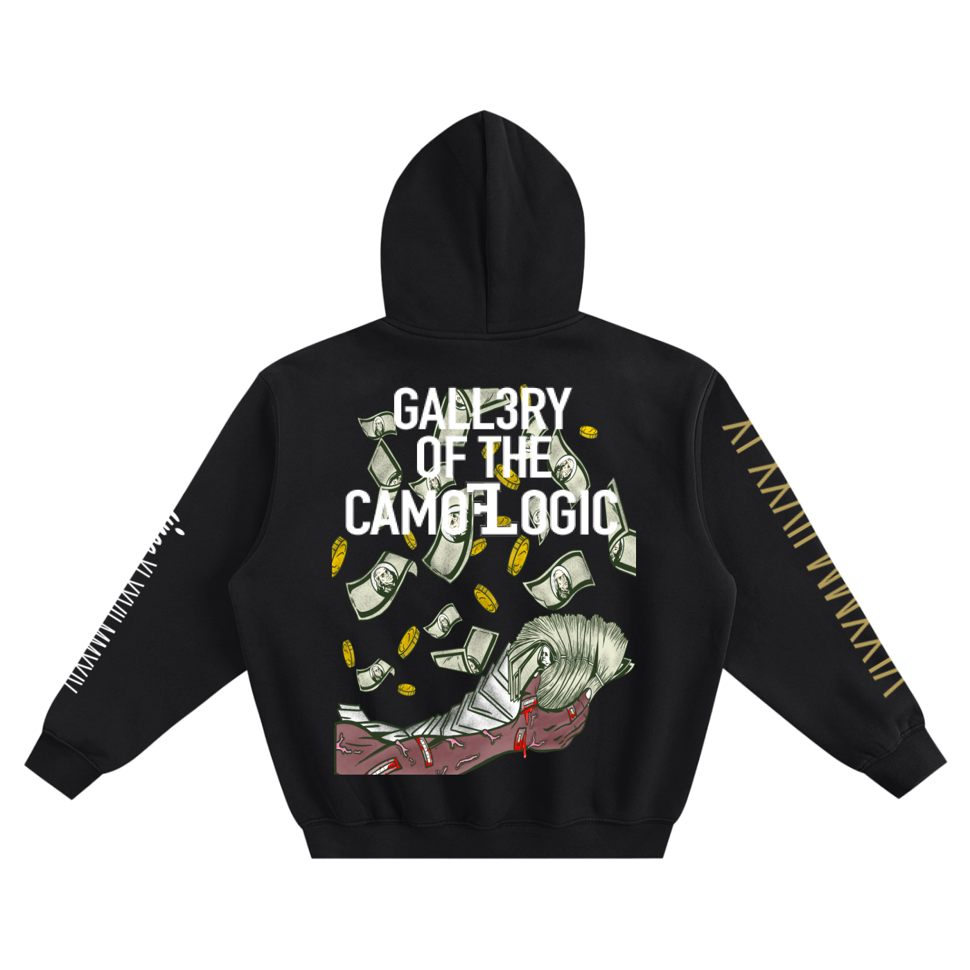 1 year CAMOFLOGIC Fleeced Boxy Hoodie