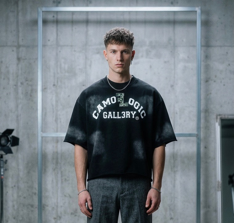 Camoflogic Gall3ry Sunfade French Terry Raw Edge T-shirt