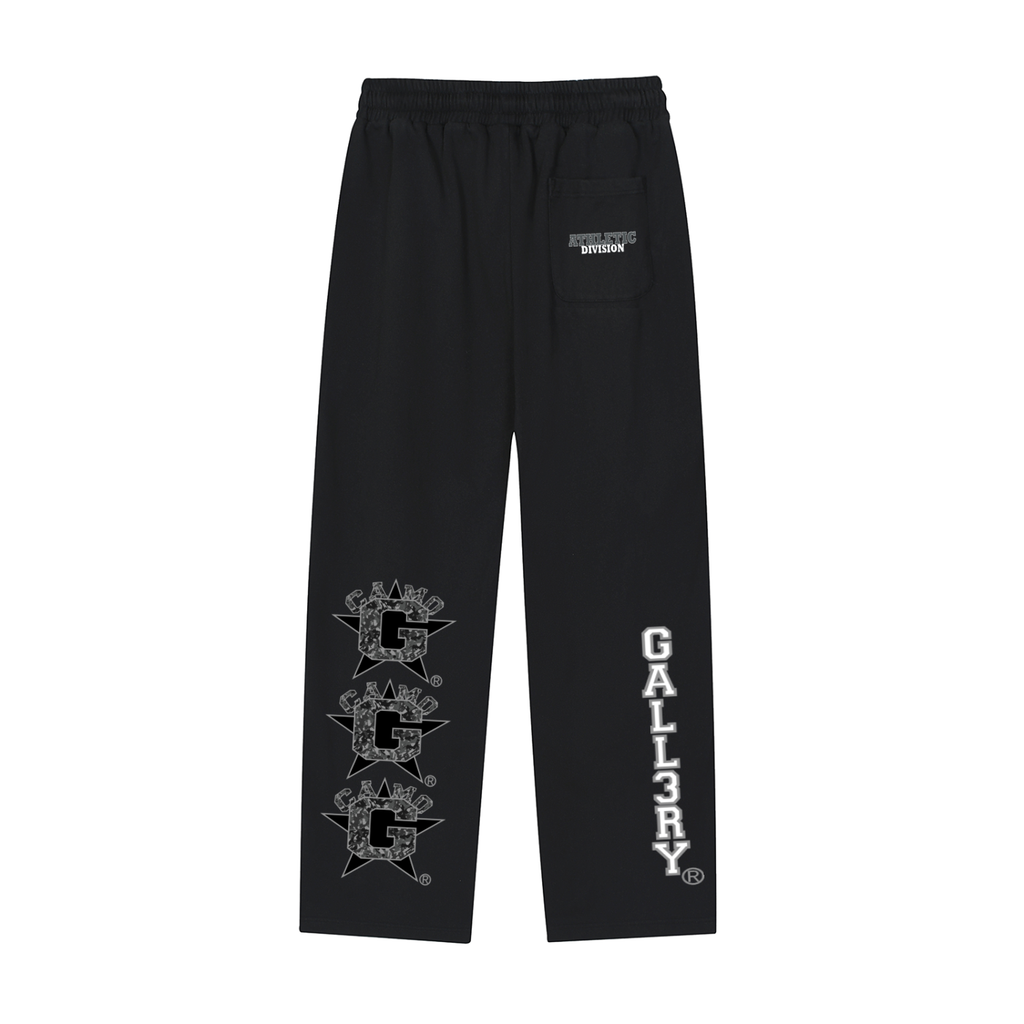 Camo G Athletic Division Reflection Striped Straight-Leg Sweatpants