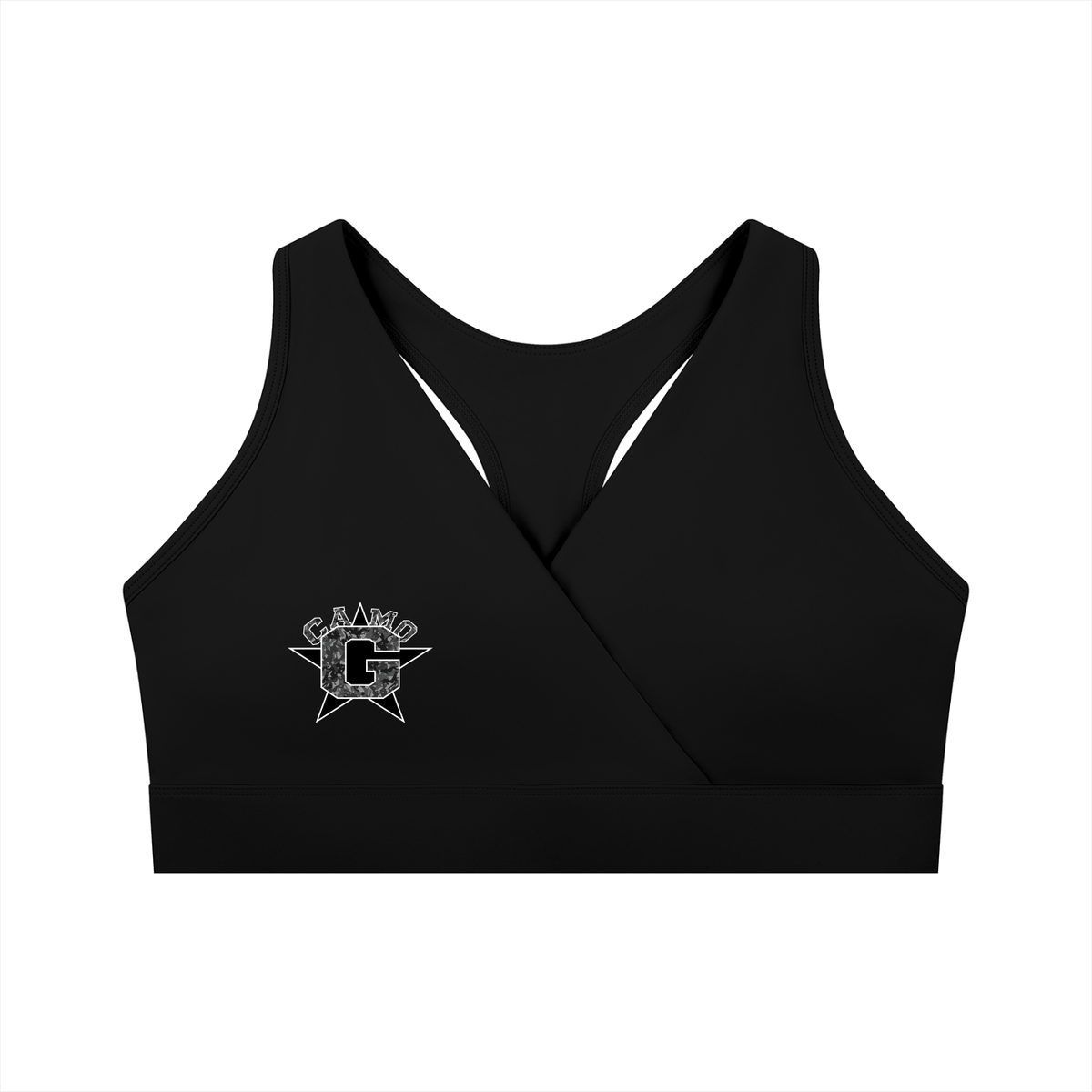Camo G Women's Crossover V-Neck Sports Bra