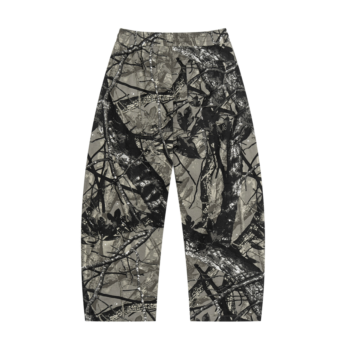 CAMOFLOGIC Unisex Tree Camo Barrel Leg Pants