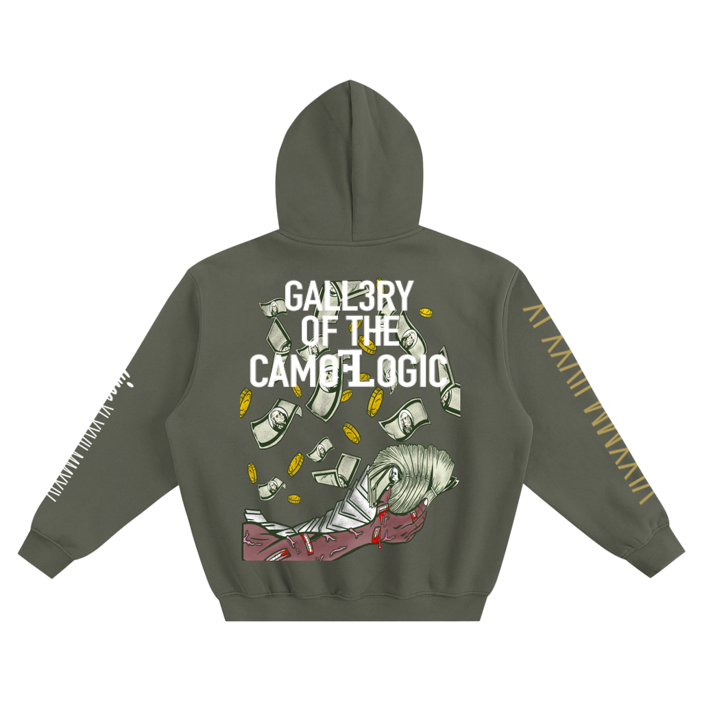 1 year CAMOFLOGIC Fleeced Boxy Hoodie
