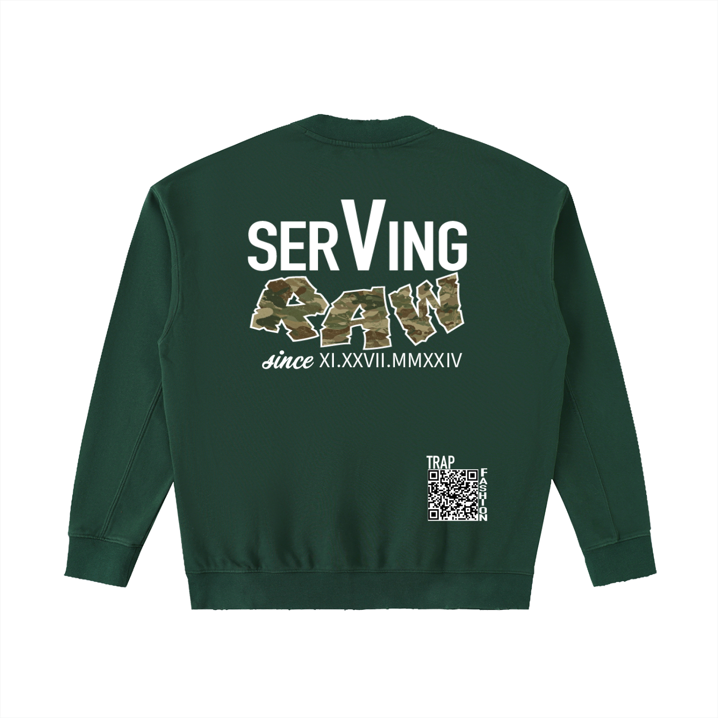 1year anniversary Camoflogic Gall3ryDrop Shoulder Crewneck Sweatshirt