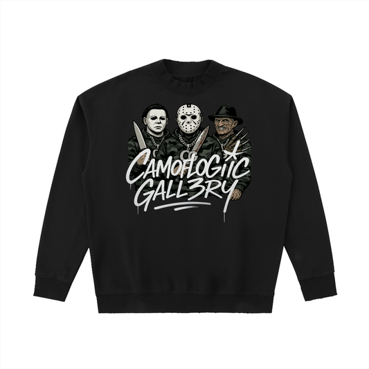 Camoflogic Halloween Team Drop Shoulder Crewneck Sweatshirt