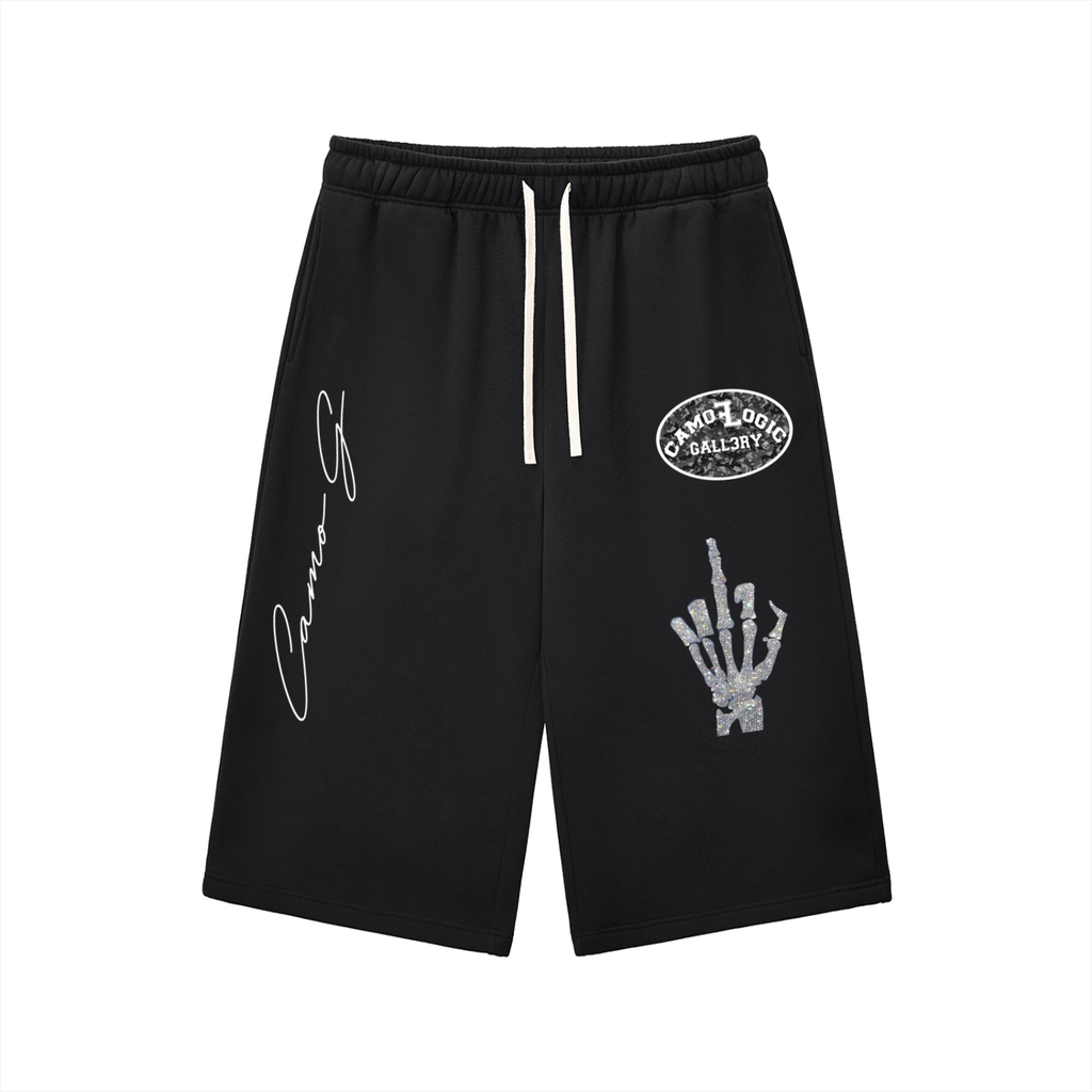 Camo G Relaxed Drawstring Three-quarter Sweatpants